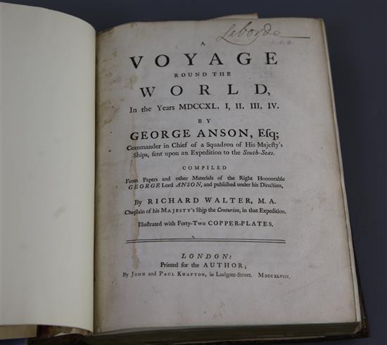 Anson, George - Baron Anson - A Voyage Round the World,